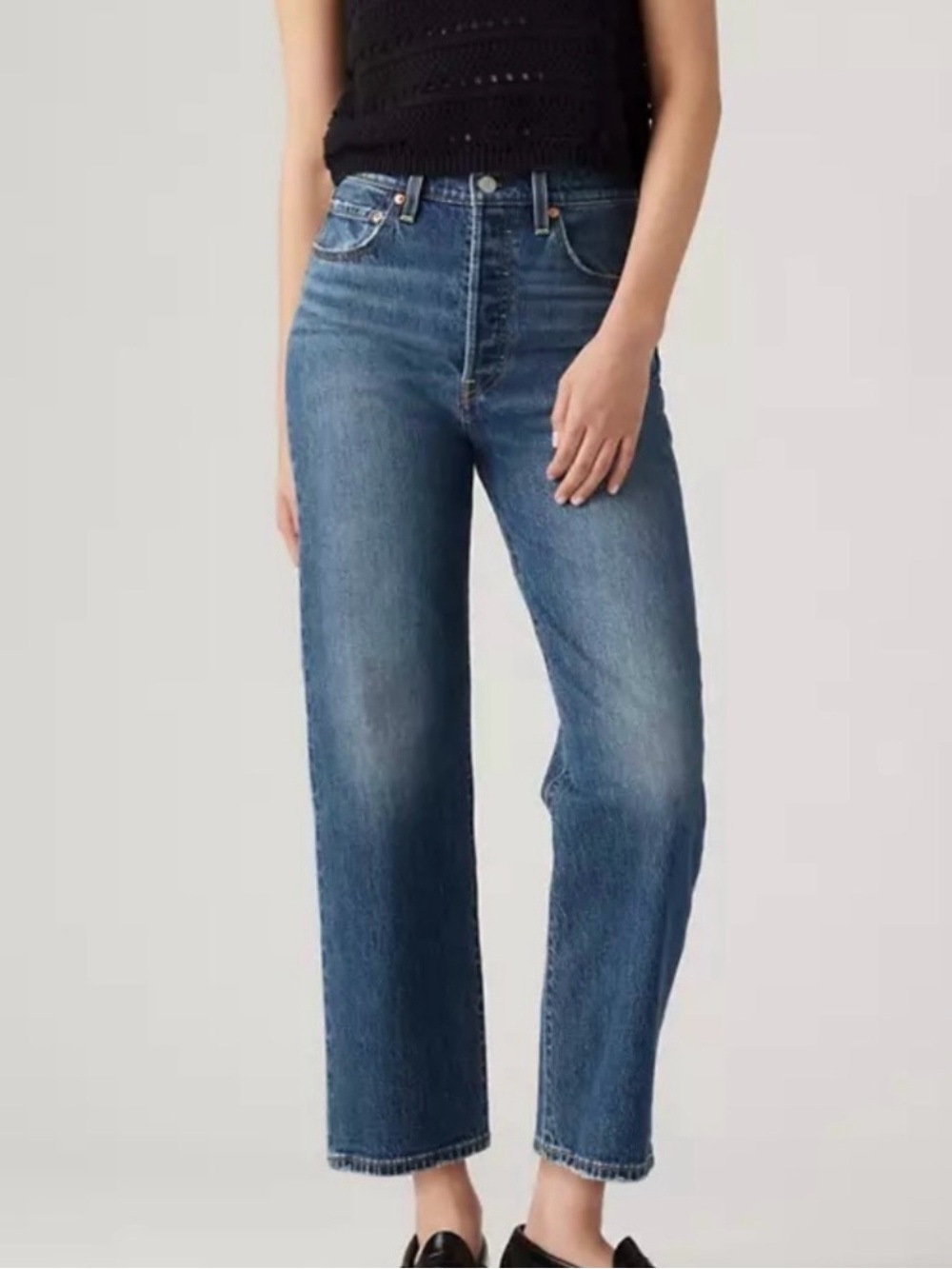Levi's Ribcage Straight Ankle Jeans Size 30